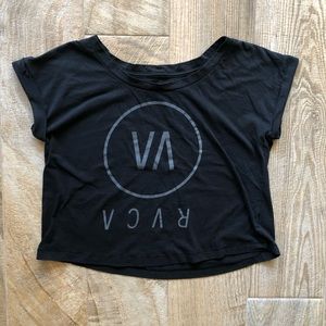 RVCA XS Black Tee